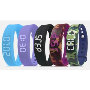 Bracelet vibrations ur med 15 alarmer i døgnet